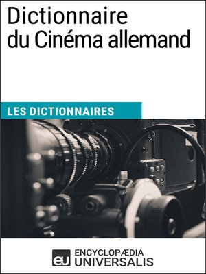 cover image of Dictionnaire du Cinéma allemand